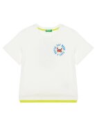 United Colors Of Benetton Tricou 3SLUG10JF Écru Regular Fit