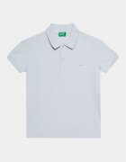 United Colors Of Benetton Tricou polo 3089C300Q Albastru celest Regular Fit