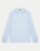 United Colors Of Benetton Tricou polo 3089C300Z Albastru celest Regular Fit