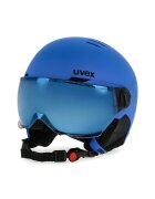 Uvex Cască schi Rocket Jr Visor 56/6/263/20 Albastru