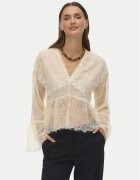 Vero Moda Bluză Emilie 10347592 Écru Regular Fit