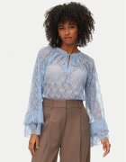 Vero Moda Bluză Loulou 10345400 Albastru celest Loose Fit