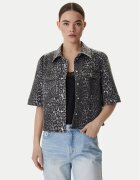 Vero Moda cămașă de blugi Bella 10336318 Loose Fit