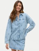 Vero Moda cămașă de blugi Hayden 10326371 Oversize