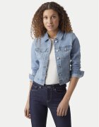 Vero Moda Geacă de blugi Luna 10279492 Albastru celest Slim Fit