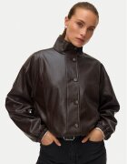 Vero Moda Geacă din imitație de piele Polly 10344161 Relaxed Fit