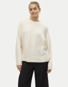 Vero Moda Pulover Boom 10320463 Écru Loose Fit