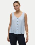 Vero Moda Top Bumpy 10325830 Albastru celest Standard Fit