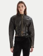 Versace Jeans Couture Geacă de piele 79HAVP03 CP021 Regular Fit