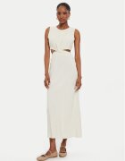 ViCOLO Rochie de vară TB2469 Écru Regular Fit
