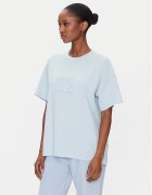 ViCOLO Tricou RD0119 Albastru celest Regular Fit