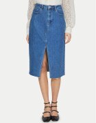 Vila Fustă de blugi 14092091 Regular Fit