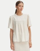 Weekend Max Mara Bluză Bacino 2615941082 Écru Relaxed Fit