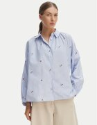 Weekend Max Mara Cămașă Butterfly 2615111042 Albastru celest Regular Fit