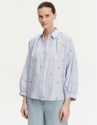 Weekend Max Mara Cămașă Gilly 2515111132 Albastru celest Relaxed Fit