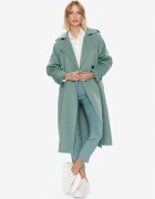 Weekend Max Mara Palton de lână Cobalto 2350110137 Regular Fit