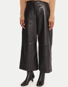 Weekend Max Mara Pandaloni de piele Blanc 2525436012 Wide Leg
