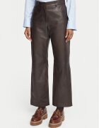 Weekend Max Mara Pandaloni de piele Deserto 2625436012 Regular Fit