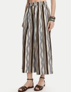 Weekend Max Mara Pantaloni culotte Virgin 2515131102 Albastru celest Relaxed Fit