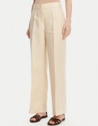 Weekend Max Mara Pantaloni din material Malizia 2515131052 Écru Regular Fit