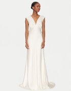 YAS Rochie de seară Dottea 26036356 Écru Regular Fit