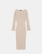 Mohito Rochie midi cu cusătură metalizată