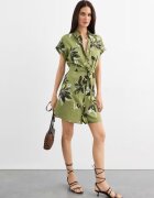 Mohito Rochie mini tip cămașă cu cordon