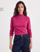 Mohito Tricou basic cu mânecă lungă și guler Perkins