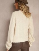 acajo Cardigan Bej Clasic cu croială dreaptă Riavara
