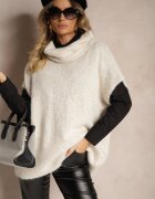 acajo Maletă Bej deschis cu mânecă scurtă cu croială liliac Miadorae