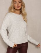 acajo Pulover Gri deschis cu amestec de lână Torissia