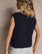 acajo Vestă tricotată bleumarin cu lână Zenzeki