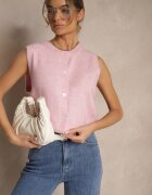 acajo Vestă Tricotată Rozalie cu Lână cu Nasturi Eralina