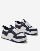  Adidași Alb-Bleumarin cu Talpă Groasă cu Partea Superioară Sub Glezne Alriel