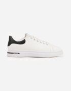  Adidași Alb-Negru Cu șireturi Cu talpă plată Cu o inserție modernă Zanelih