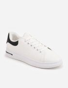  Adidași Alb-Negru Cu șireturi Cu talpă plată Cu o inserție modernă Zanelih