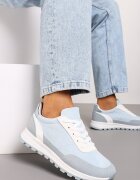  Adidași Albaștri cu șireturi deasupra gleznei Kiea