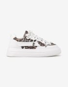  Adidași Albi cu model leopard Doridi