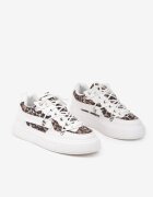  Adidași Albi cu model leopard Doridi