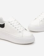  Adidași Albi-Negri cu talpă groasă Yarna
