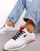 Adidași Albi Roșii cu Cusături Phyrise