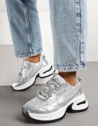  Adidași Argintii Cu Sclipici în stil Streetwear pe talpă de spumă Felindris
