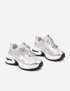  Adidași Argintii Cu Sclipici în stil Streetwear pe talpă de spumă Felindris