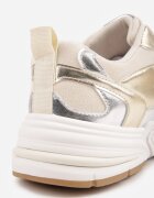  Adidași Aurii Cu șireturi Decorați Cu inserții Din material Eanfla