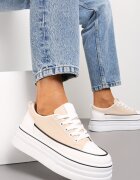  Adidași Bej cu Platformă Groasă Santtes