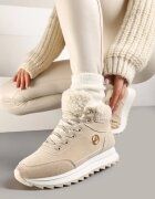  Adidași Bej de Iarnă cu Blană Artificială Turelia