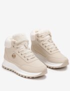  Adidași Bej de Iarnă cu Blană Artificială Turelia