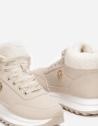  Adidași Bej de Iarnă cu Blană Artificială Turelia