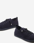  Adidași Bleumarin Cu șireturi Cu pietre decorative Pe talpă plată Iiloeva
