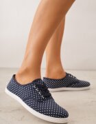  Adidași Bleumarin sub gleznă cu buline Porenia